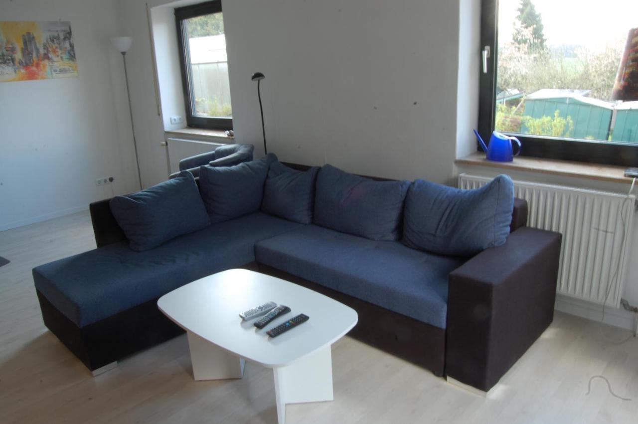 Wohnung Mit Kamin Terrasse Und Grill In Der Naehe Von Nuernberg Burgthann Esterno foto