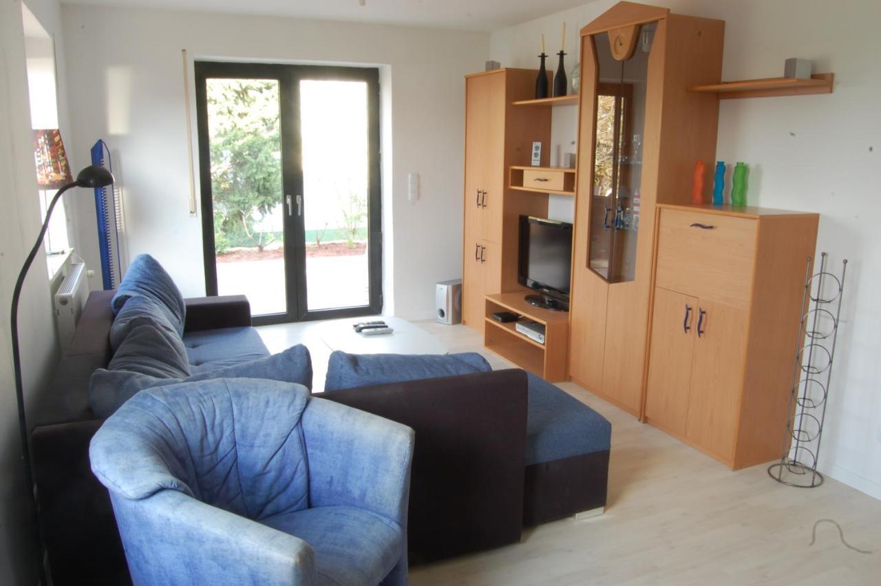 Wohnung Mit Kamin Terrasse Und Grill In Der Naehe Von Nuernberg Burgthann Esterno foto
